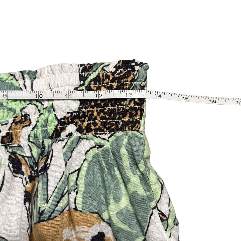 Aerie Safari Animal Print Linen Blend Skirt Size Medium - Picture 5 of 6